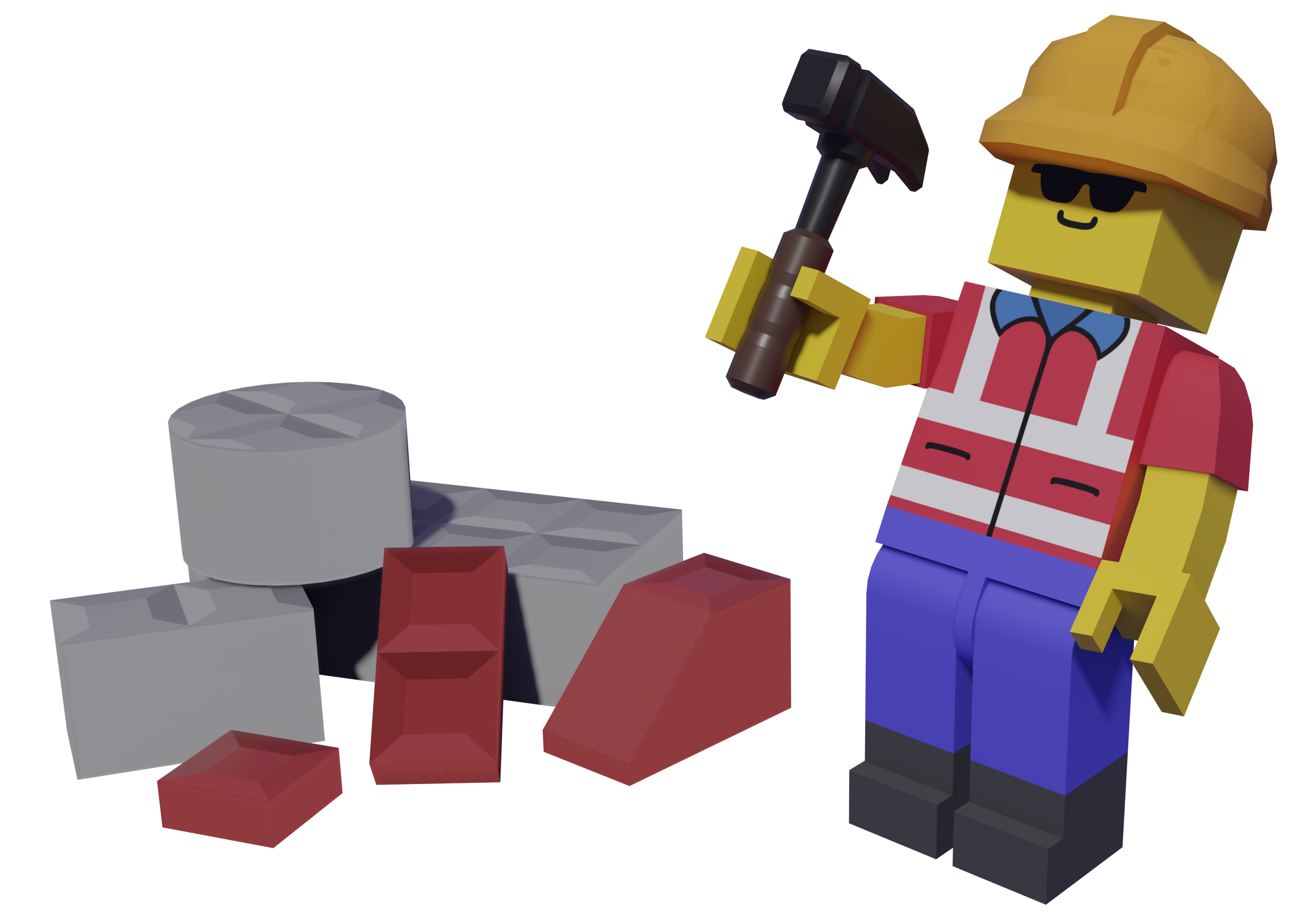 building structures and vehicles in game
